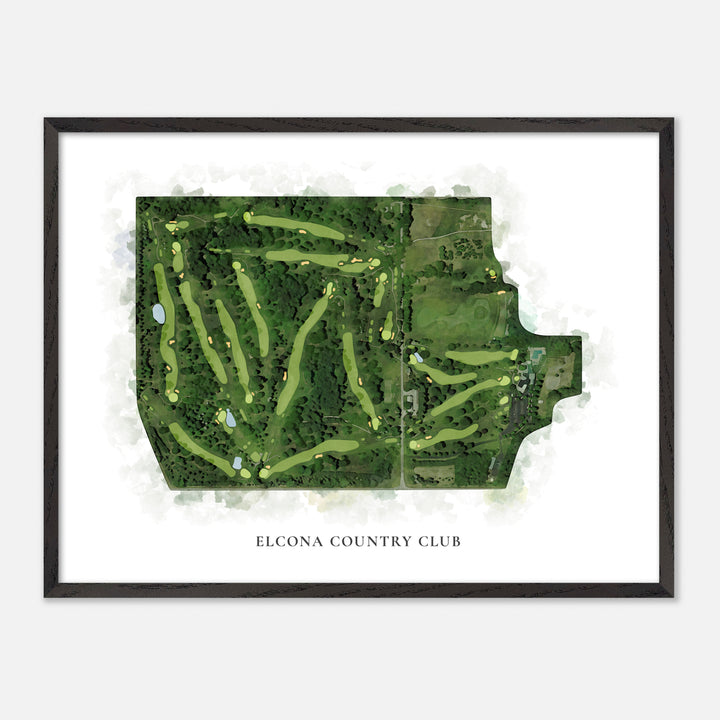 Print of Elcona Country Club Classic Map