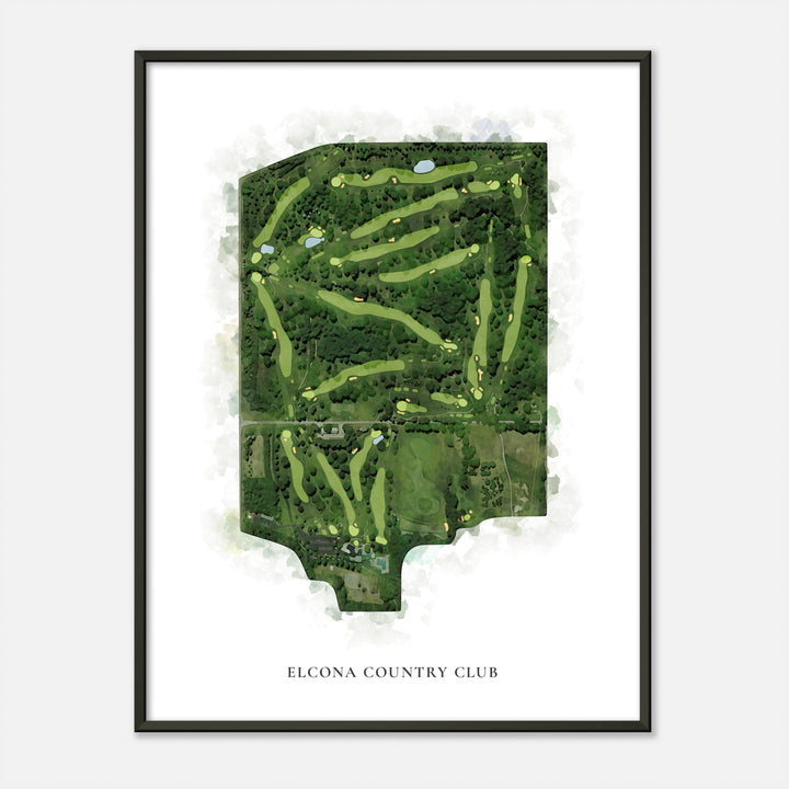 Print of Elcona Country Club Classic Map