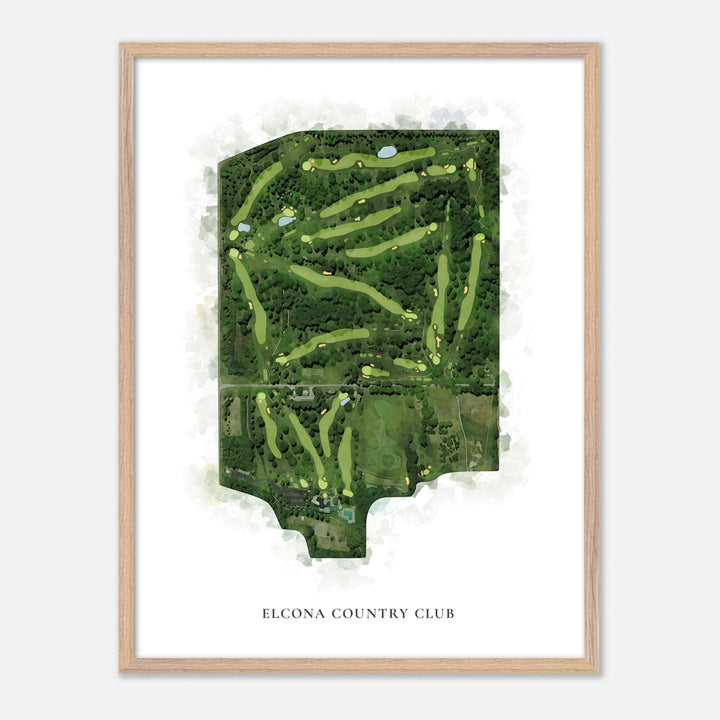 Print of Elcona Country Club Classic Map