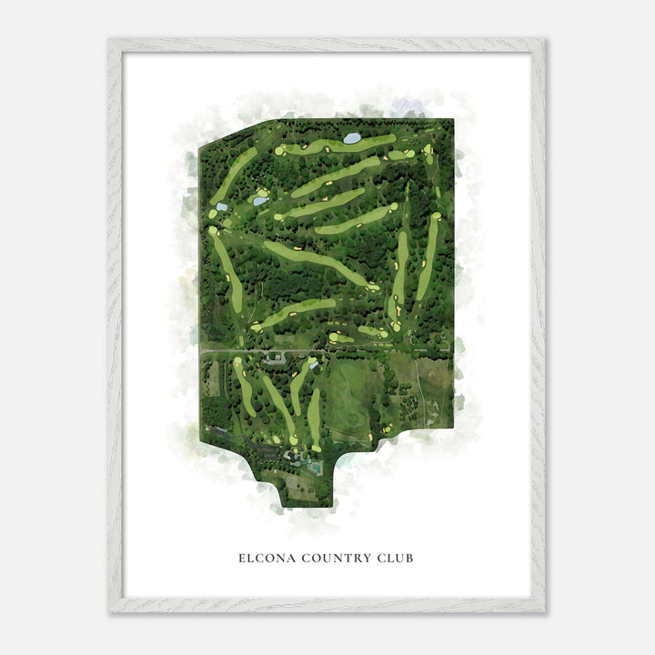 Print of Elcona Country Club Classic Map