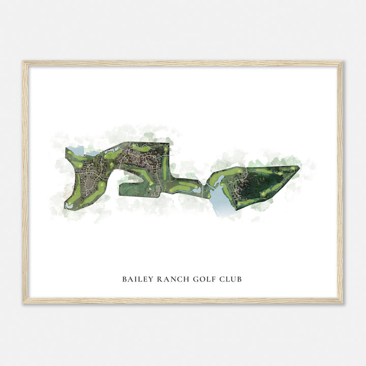 Print of Bailey Ranch Golf Club Classic Map