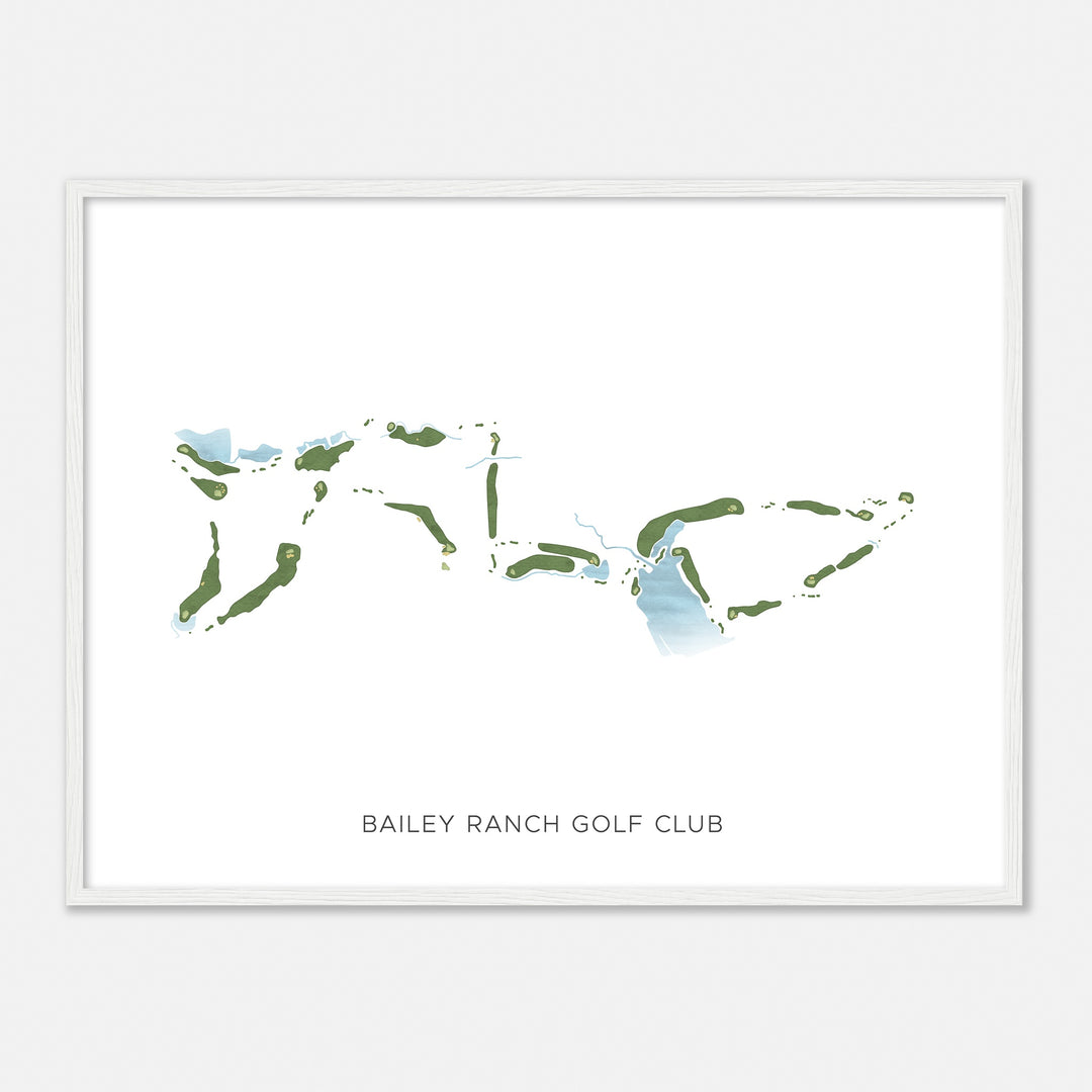 Print of Bailey Ranch Golf Club Modern Map