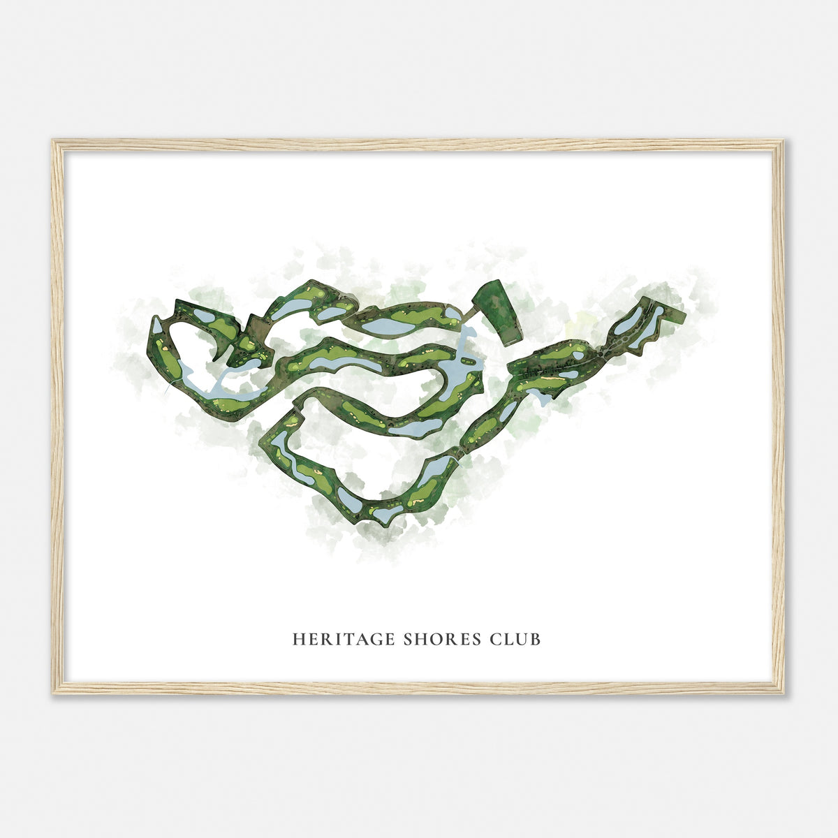Print of Heritage Shores Club Classic Map