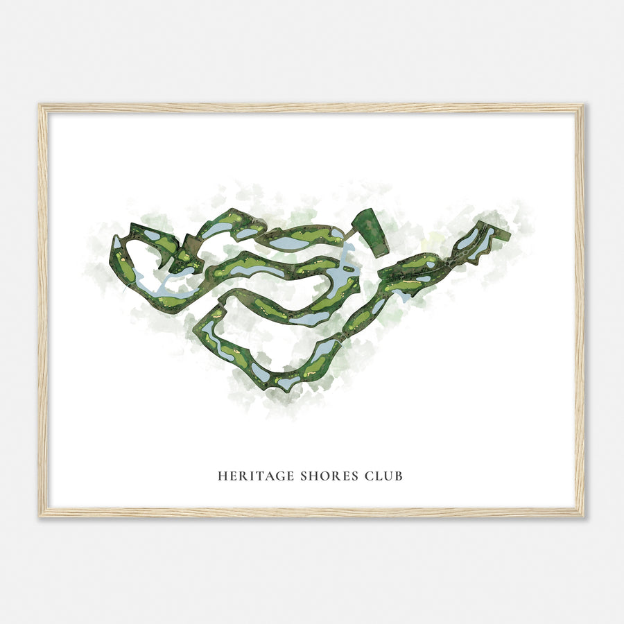 Print of Heritage Shores Club Classic Map