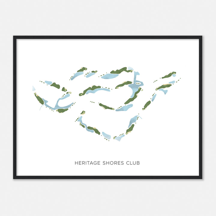 Print of Heritage Shores Club Modern Map