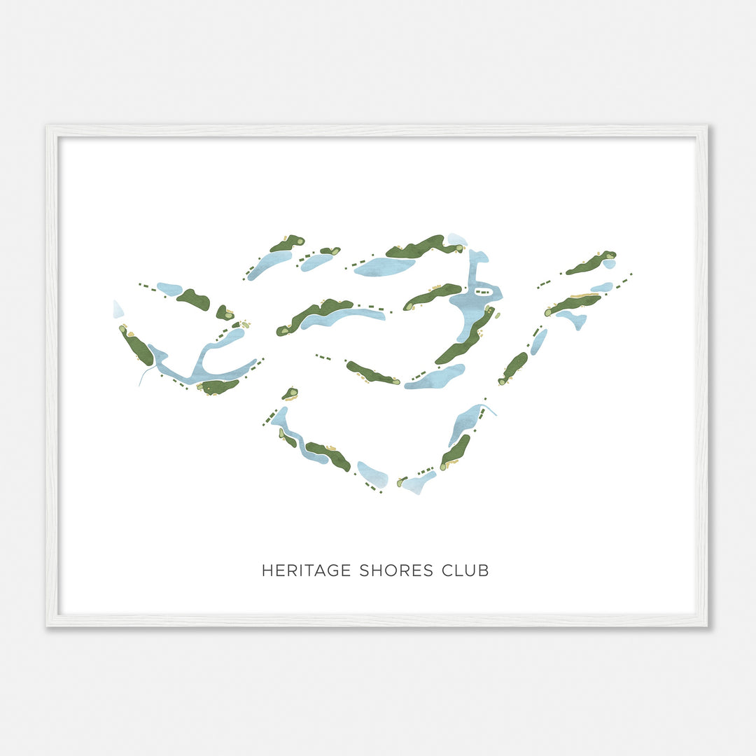 Print of Heritage Shores Club Modern Map