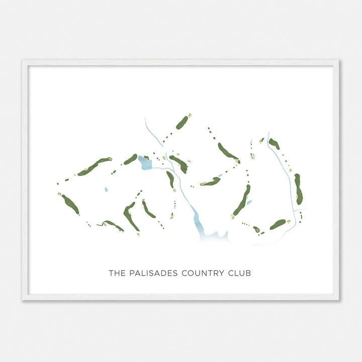 Print of The Palisades Country Club Modern Map