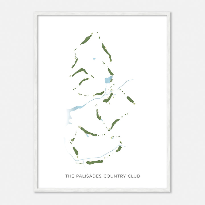 Print of The Palisades Country Club Modern Map