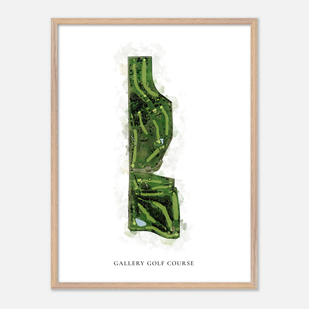 Print of Gallery Golf Course Classic Map