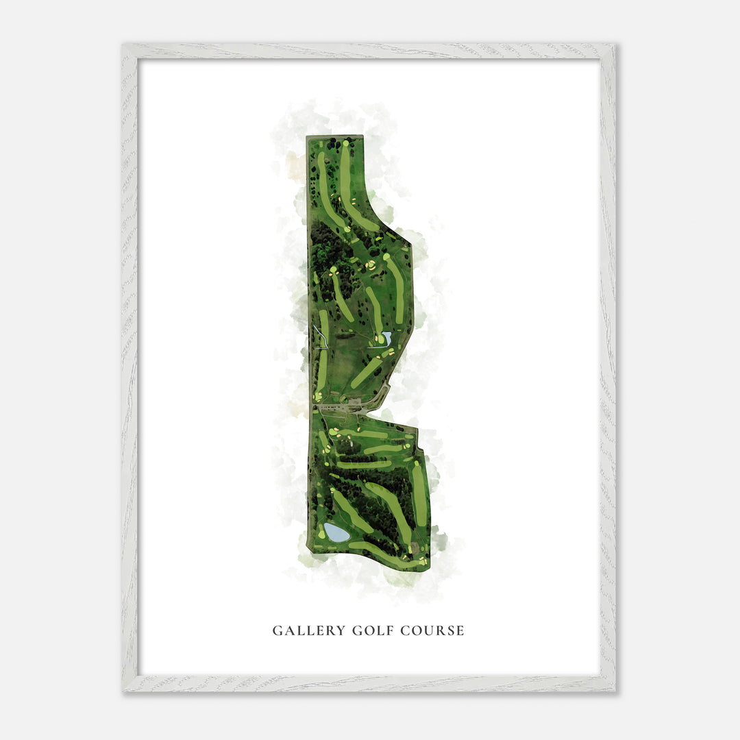 Print of Gallery Golf Course Classic Map