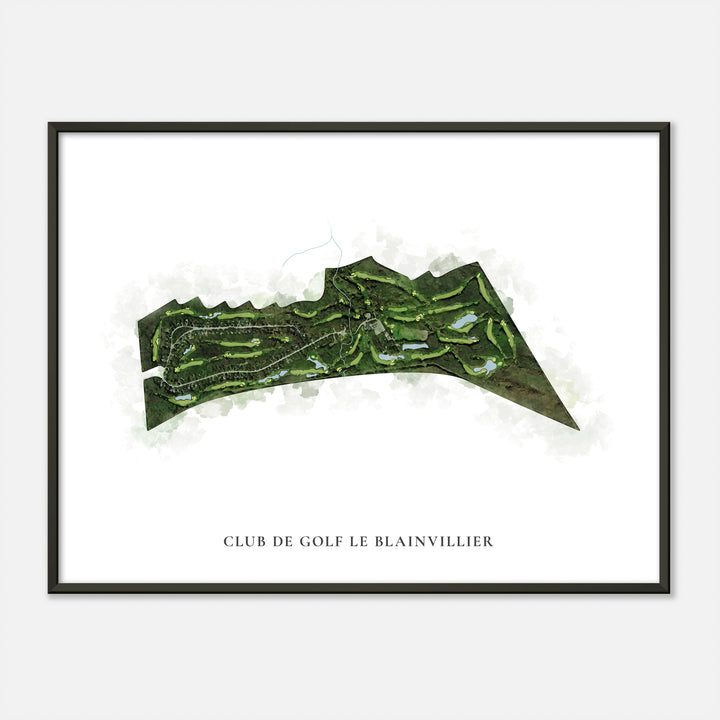 Print of Club De Golf Le Blainvillier Classic Map
