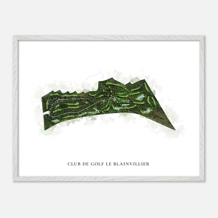 Print of Club De Golf Le Blainvillier Classic Map
