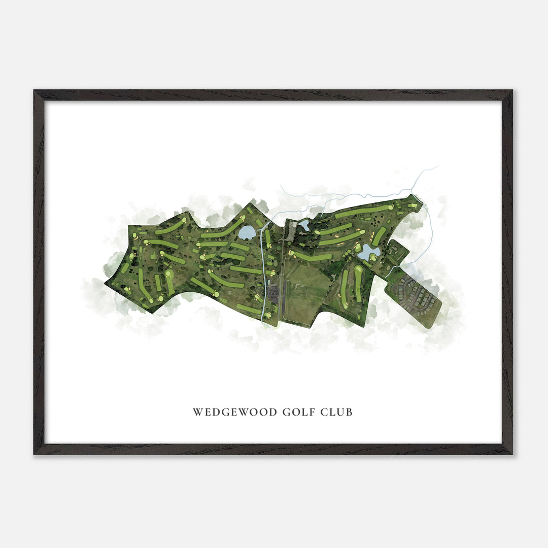 Print of Wedgewood Golf Club Classic Map