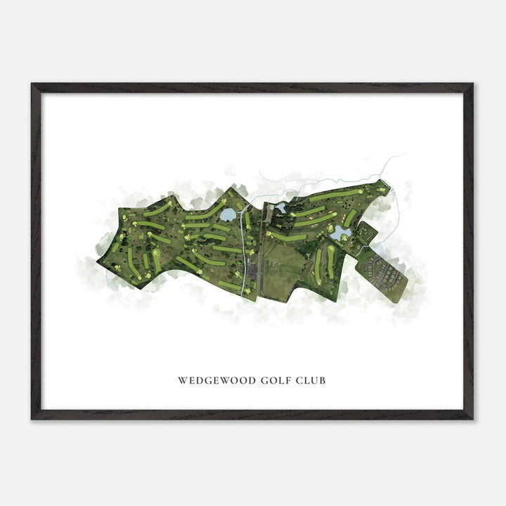 Print of Wedgewood Golf Club Classic Map