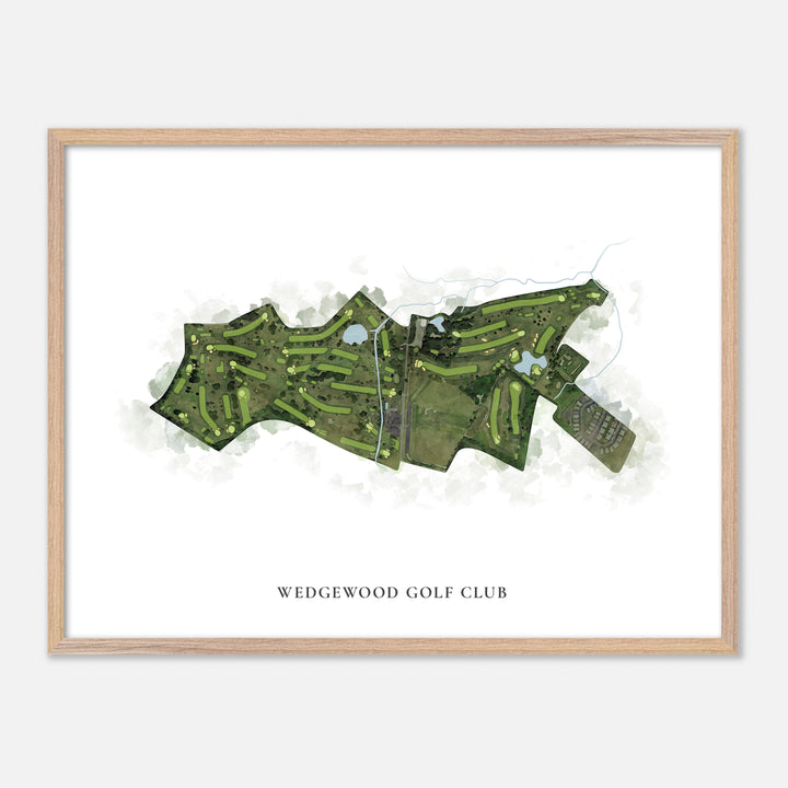 Print of Wedgewood Golf Club Classic Map