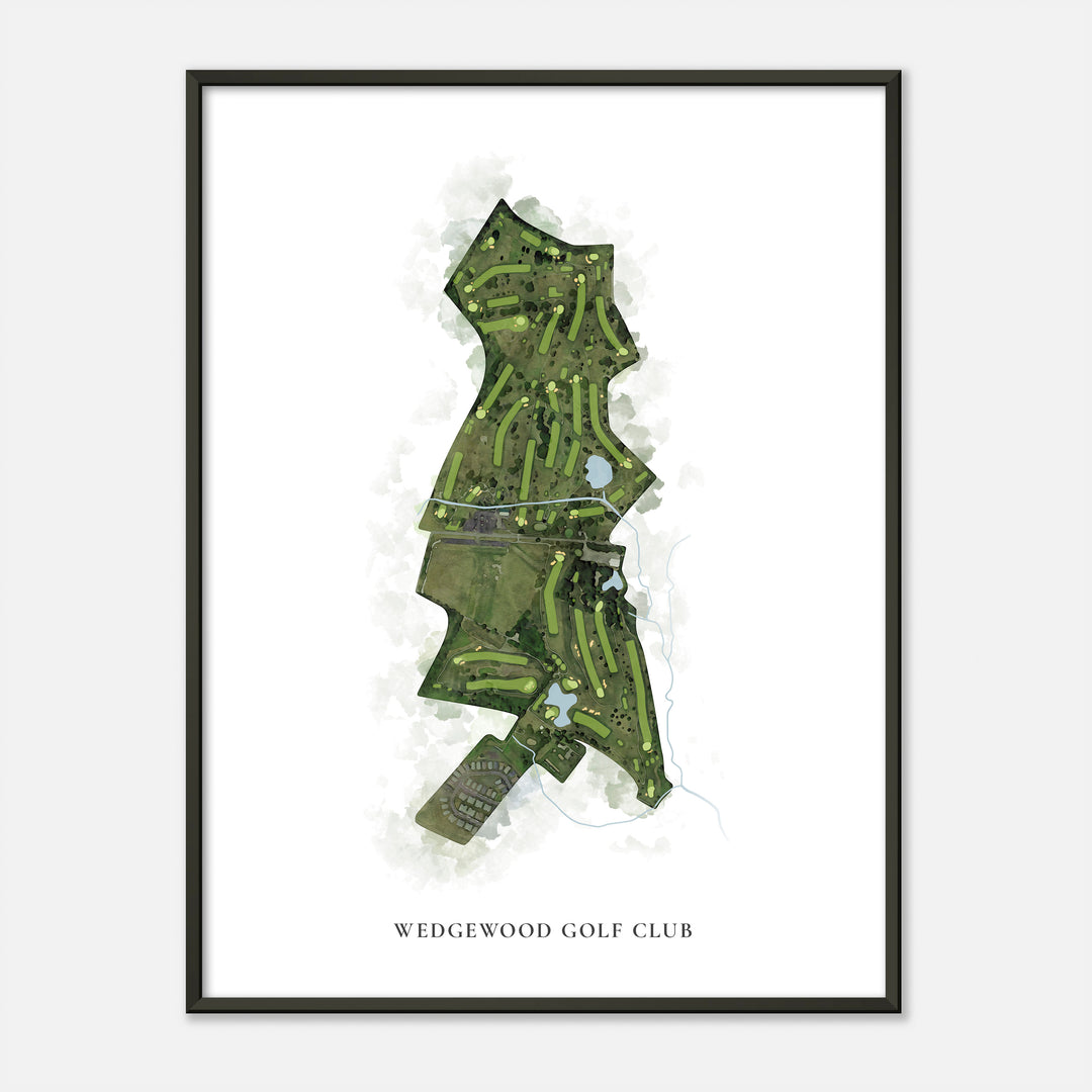 Print of Wedgewood Golf Club Classic Map