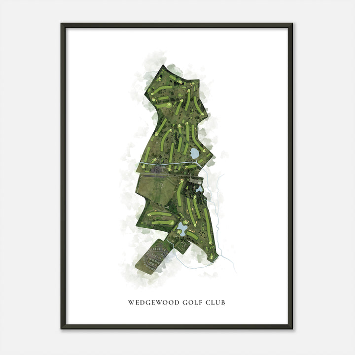 Print of Wedgewood Golf Club Classic Map