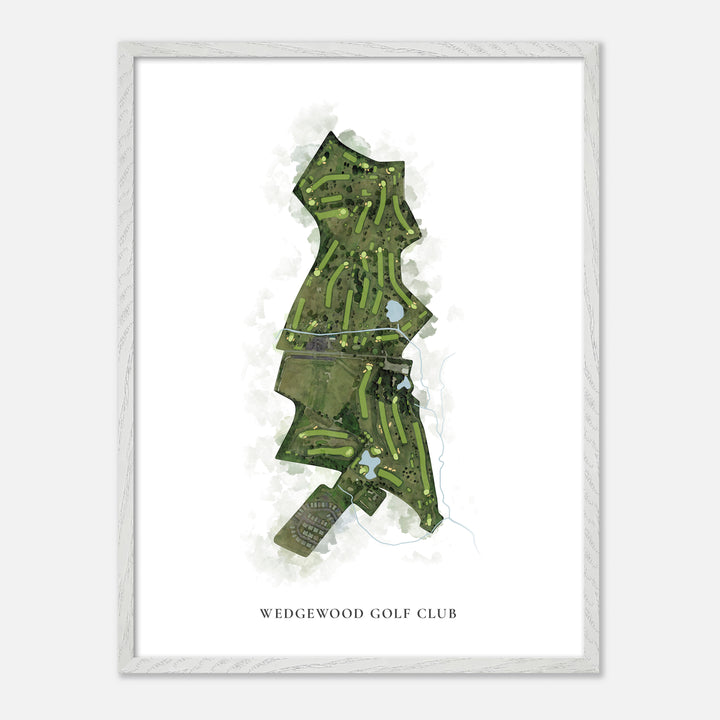 Print of Wedgewood Golf Club Classic Map