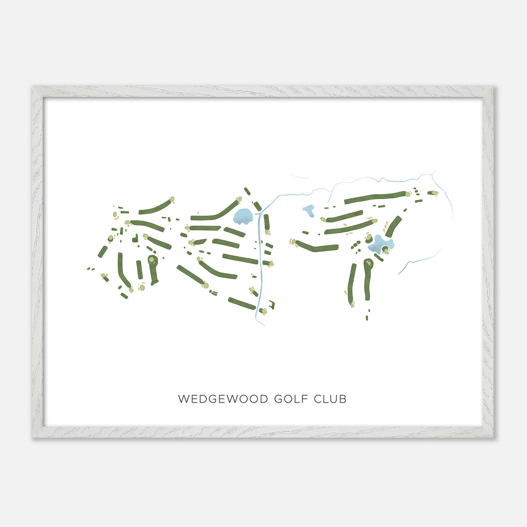 Print of Wedgewood Golf Club Modern Map