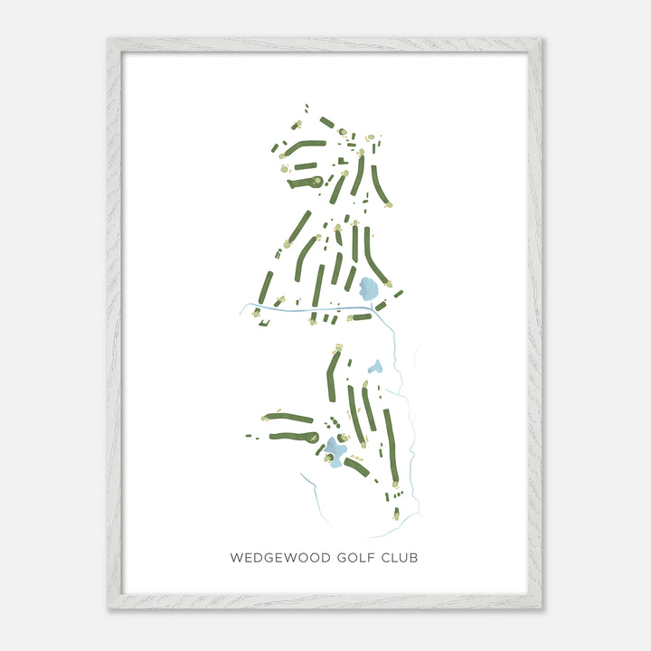 Print of Wedgewood Golf Club Modern Map