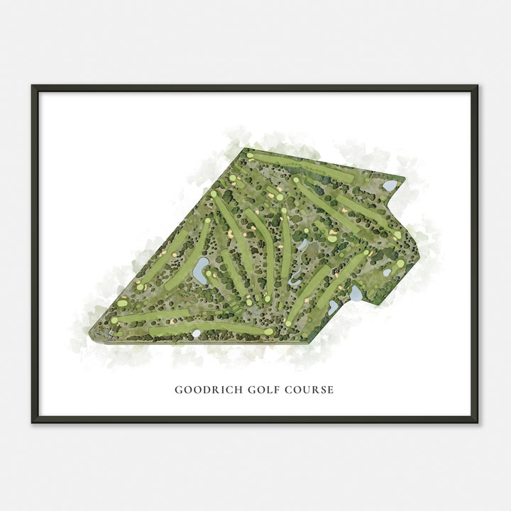 Print of Goodrich Golf Course Classic Map