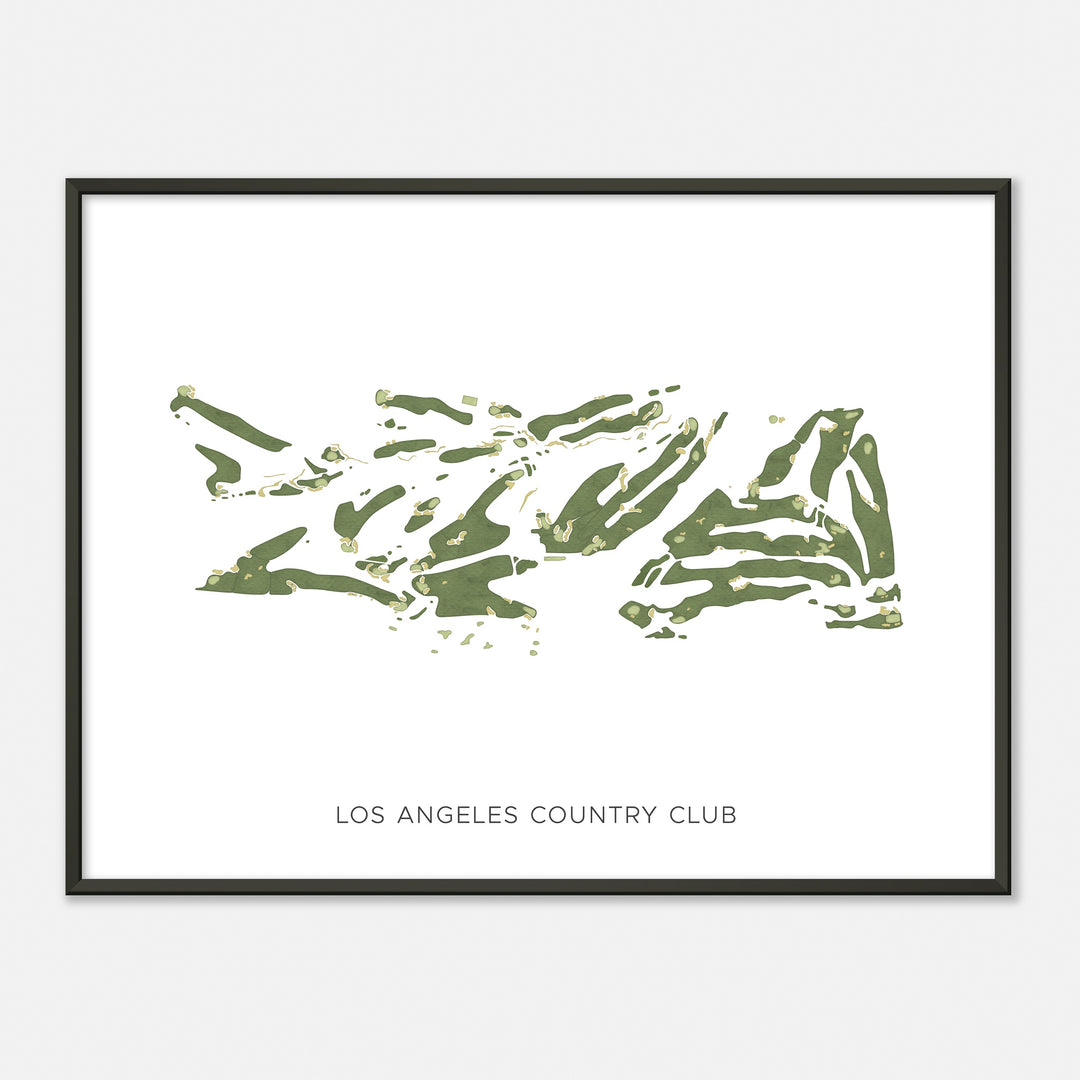 Print of Los Angeles Country Club Modern Map