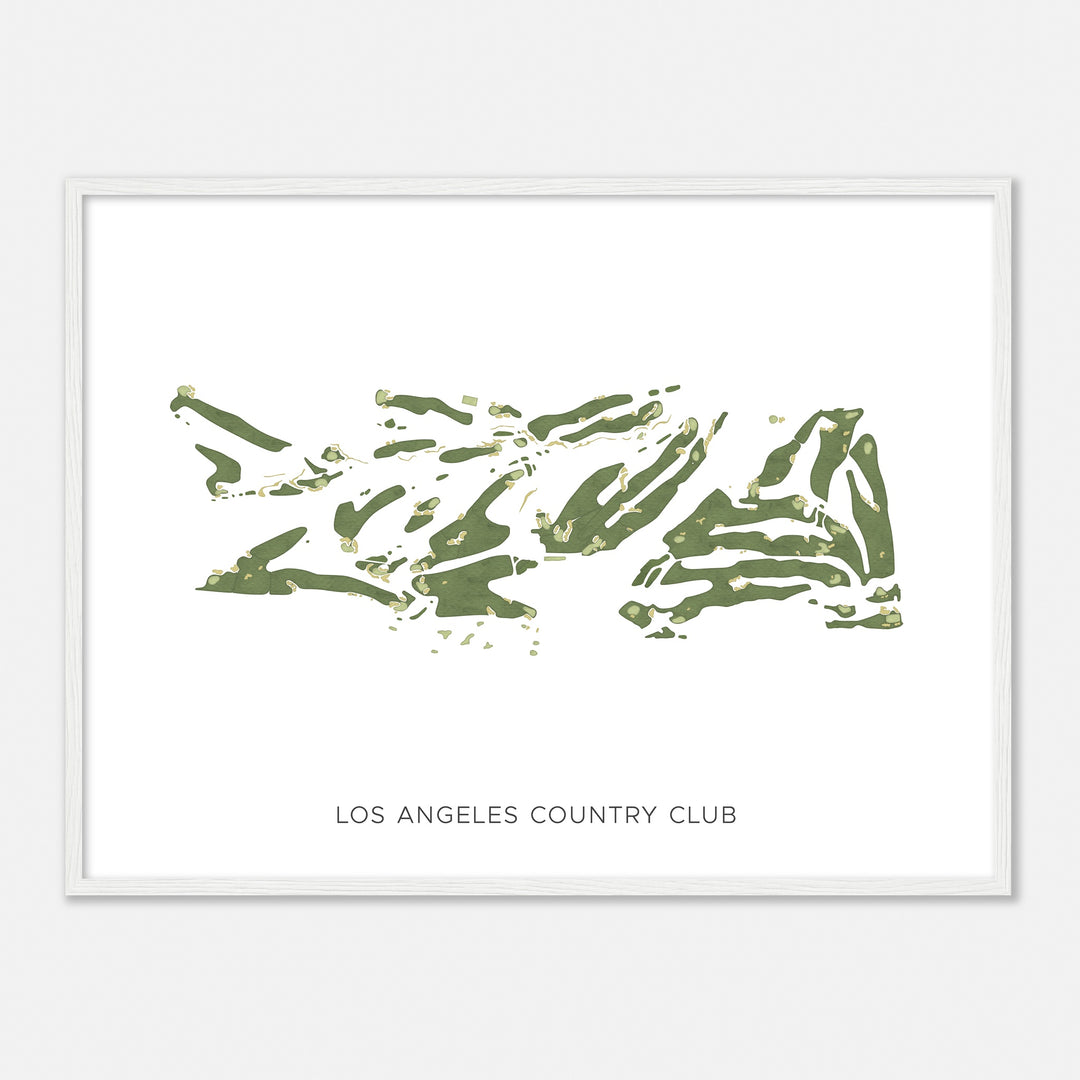 Print of Los Angeles Country Club Modern Map