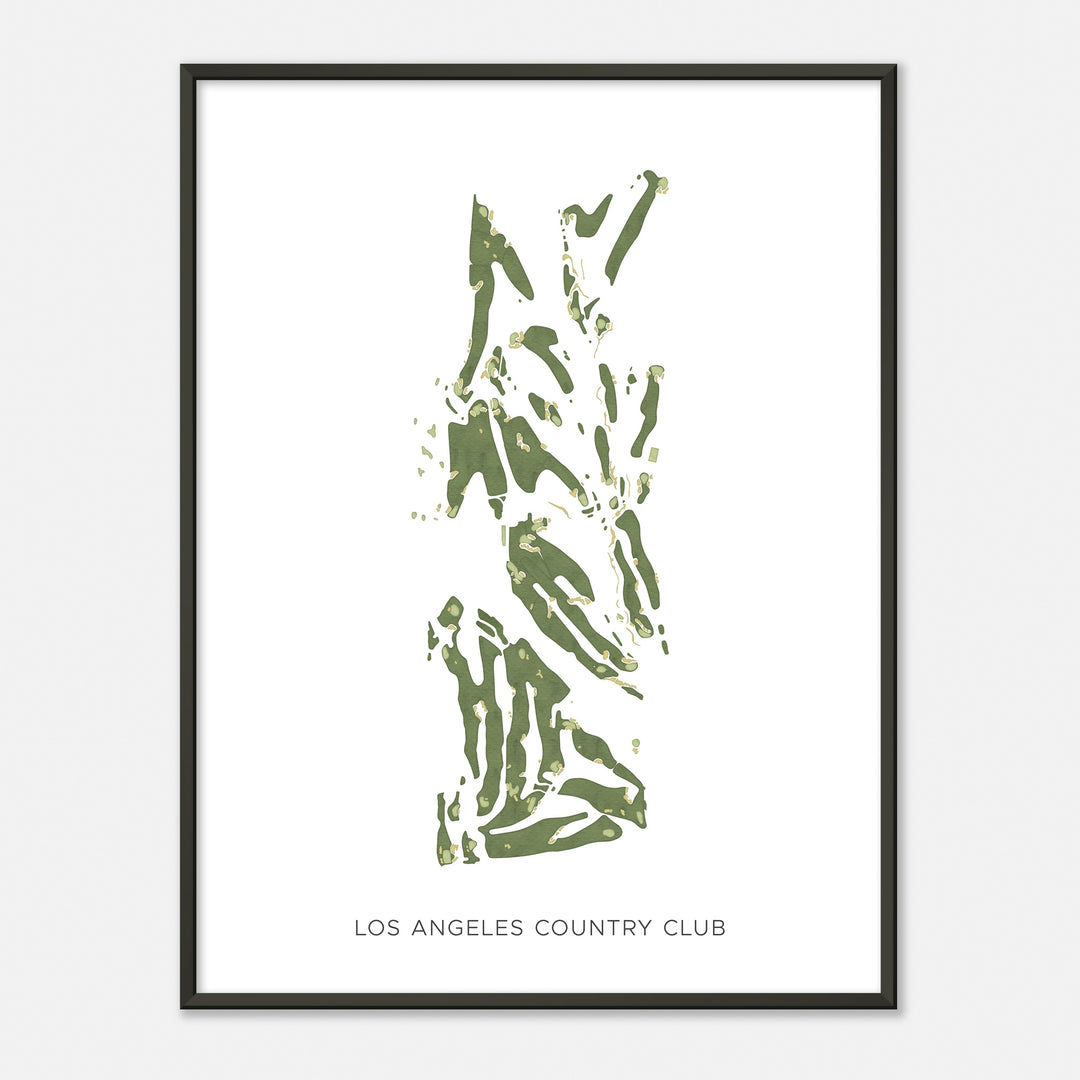 Print of Los Angeles Country Club Modern Map