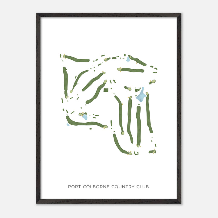 Print of Port Colborne Country Club Modern Map