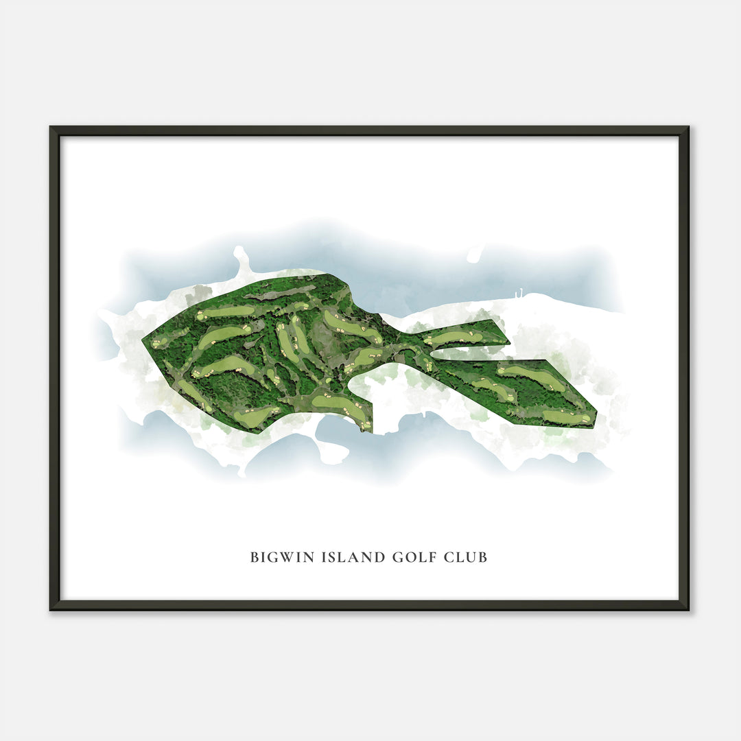 Print of Bigwin Island Golf Club Classic Map