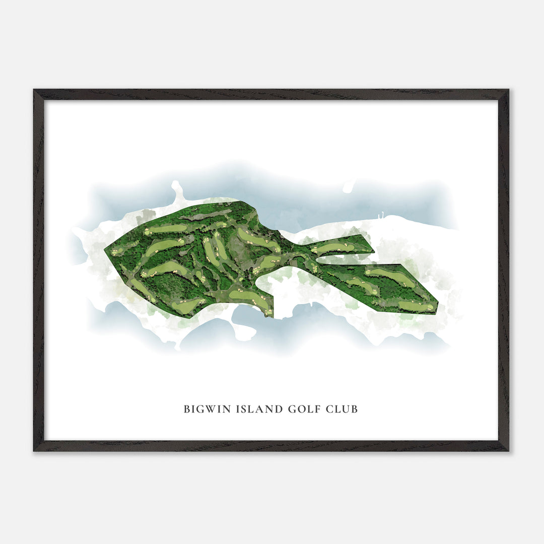 Print of Bigwin Island Golf Club Classic Map