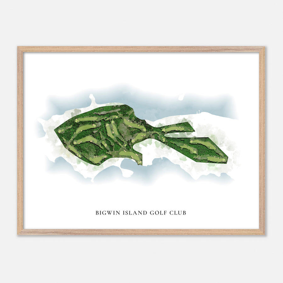 Print of Bigwin Island Golf Club Classic Map