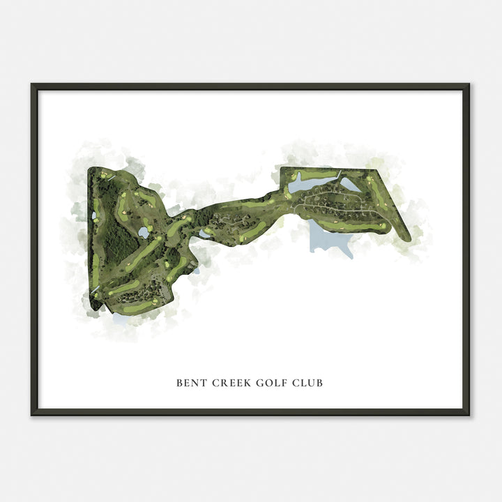 Print of Bent Creek Golf Club Classic Map