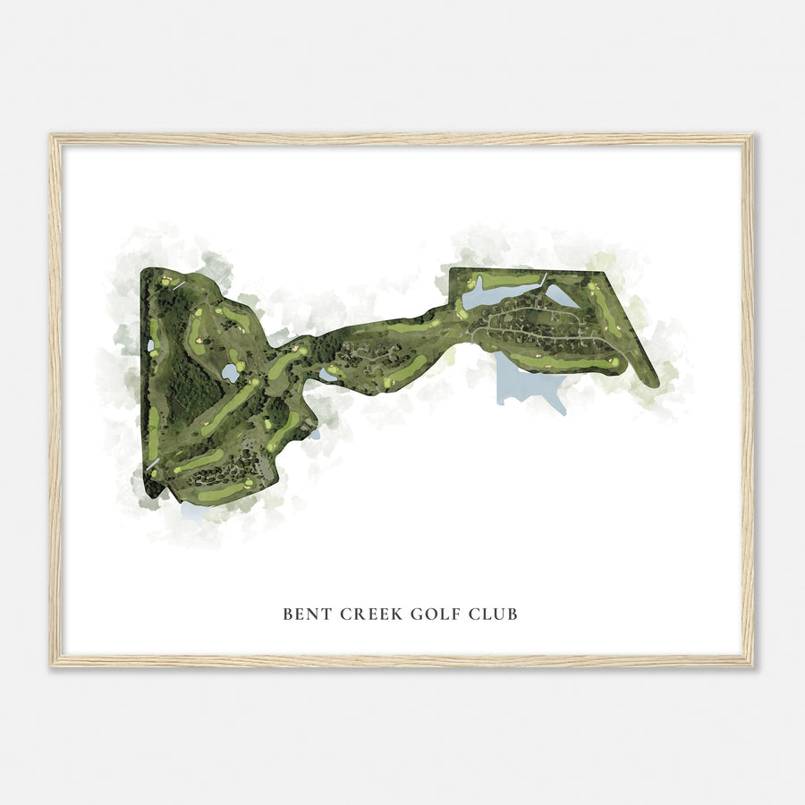 Print of Bent Creek Golf Club Classic Map