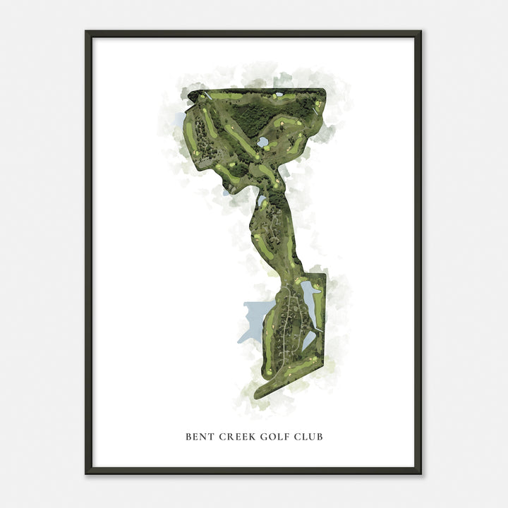 Print of Bent Creek Golf Club Classic Map