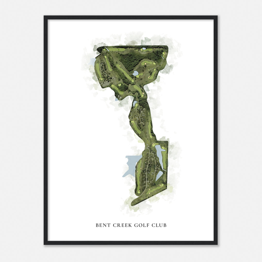 Print of Bent Creek Golf Club Classic Map
