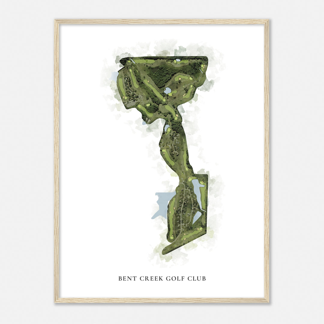 Print of Bent Creek Golf Club Classic Map