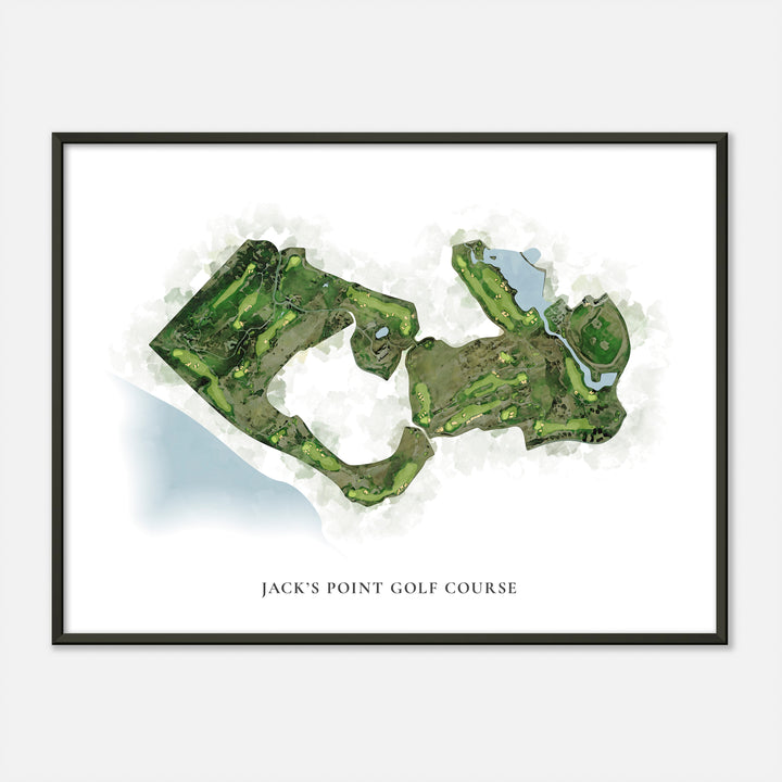 Print of Jack'S Point Golf Course Classic Map