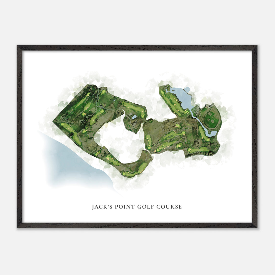 Print of Jack'S Point Golf Course Classic Map