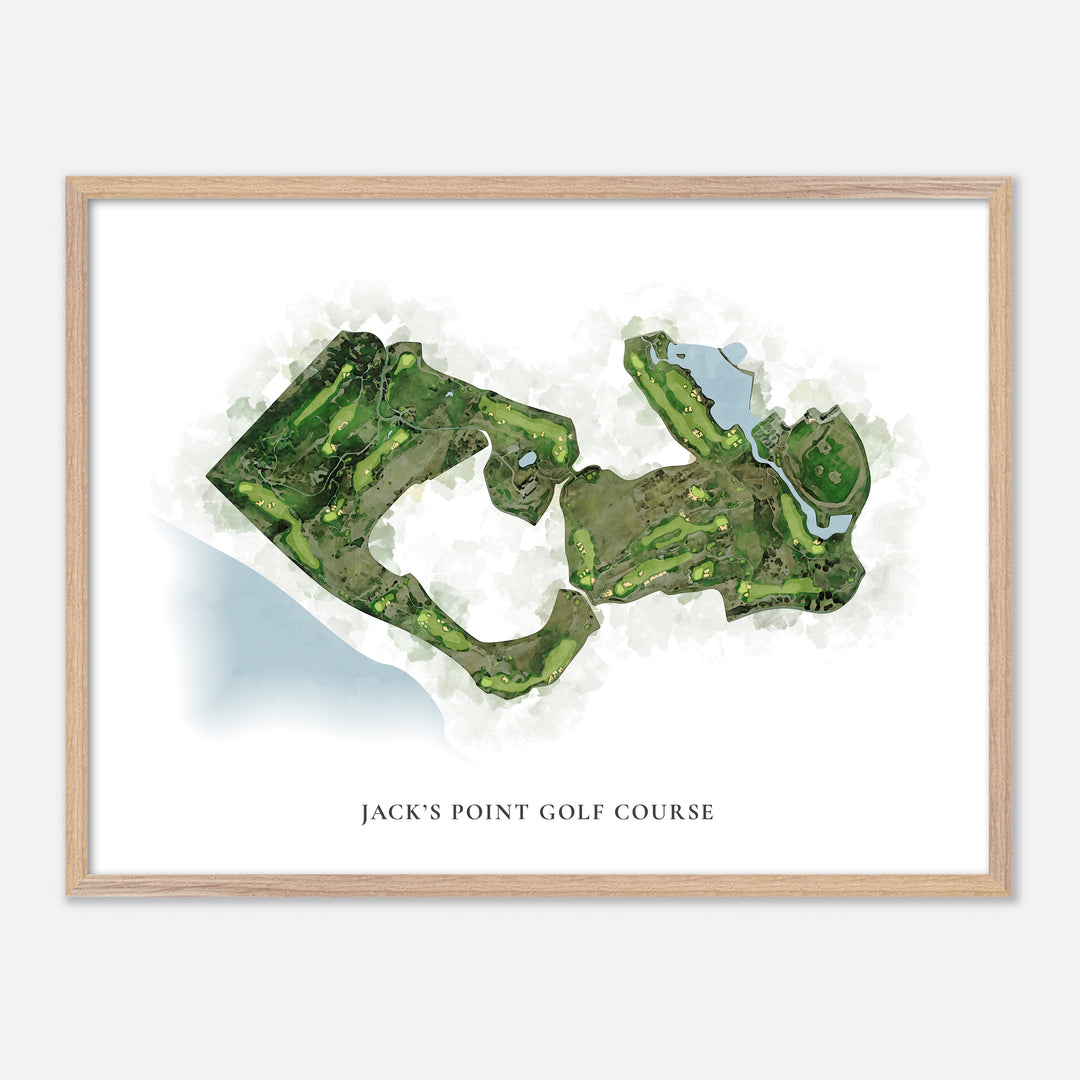 Print of Jack'S Point Golf Course Classic Map