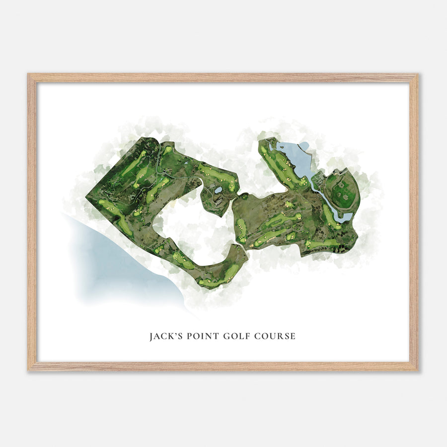 Print of Jack'S Point Golf Course Classic Map