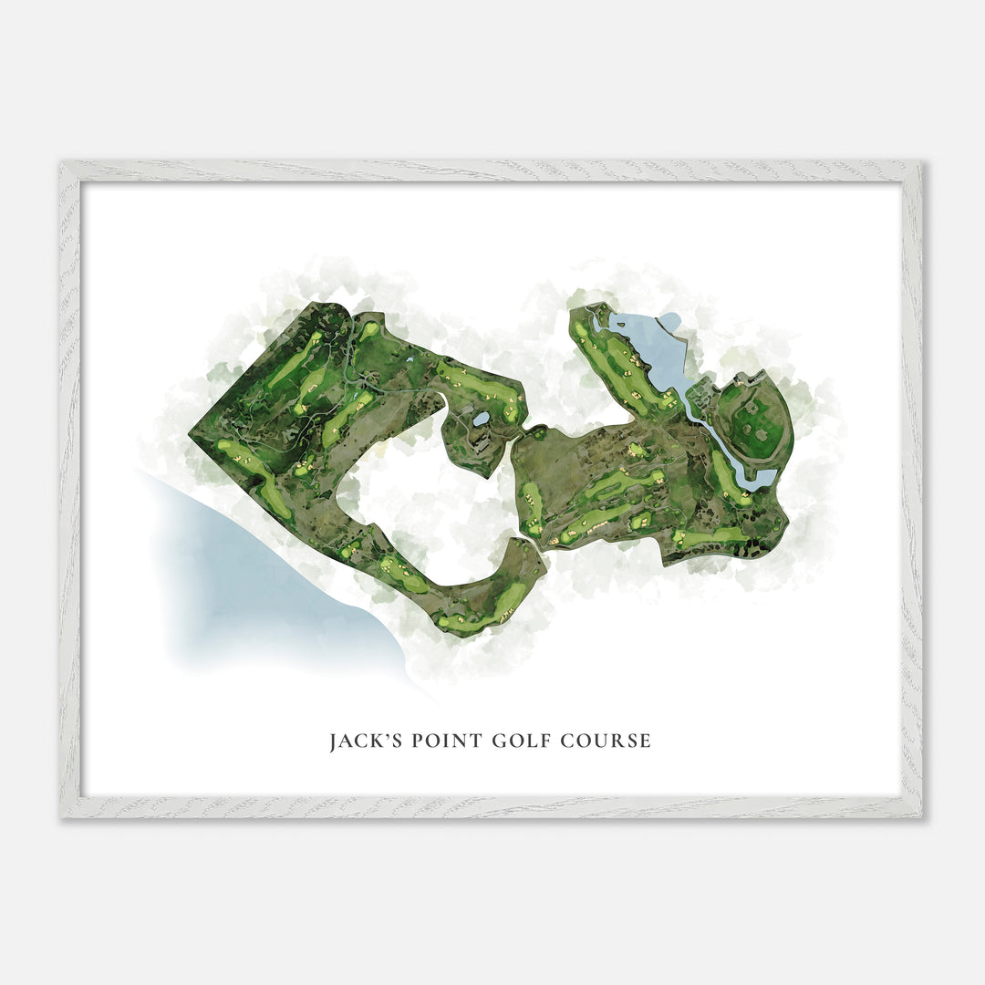 Print of Jack'S Point Golf Course Classic Map