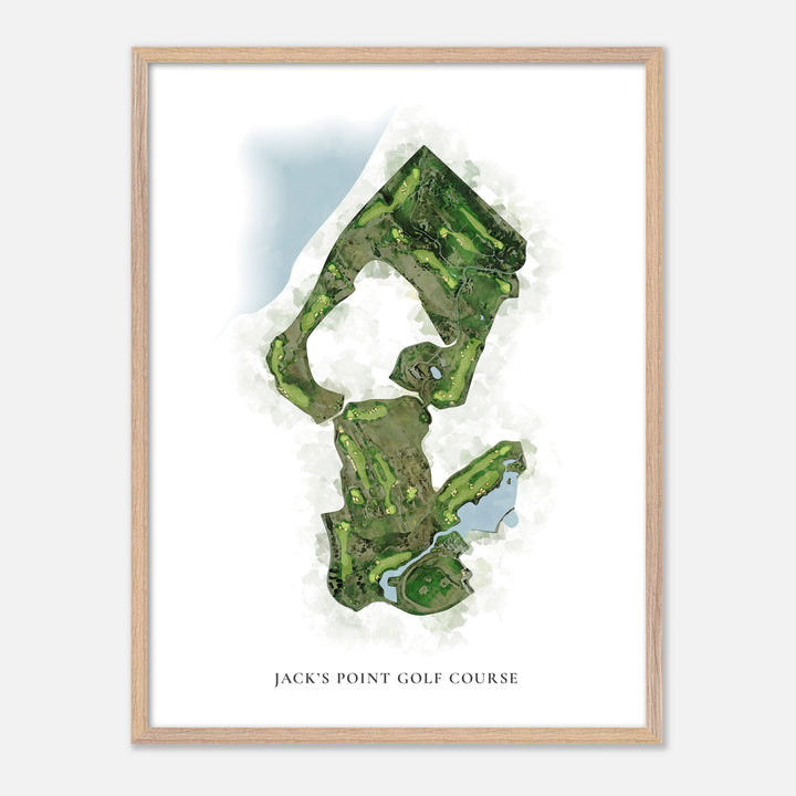 Print of Jack'S Point Golf Course Classic Map