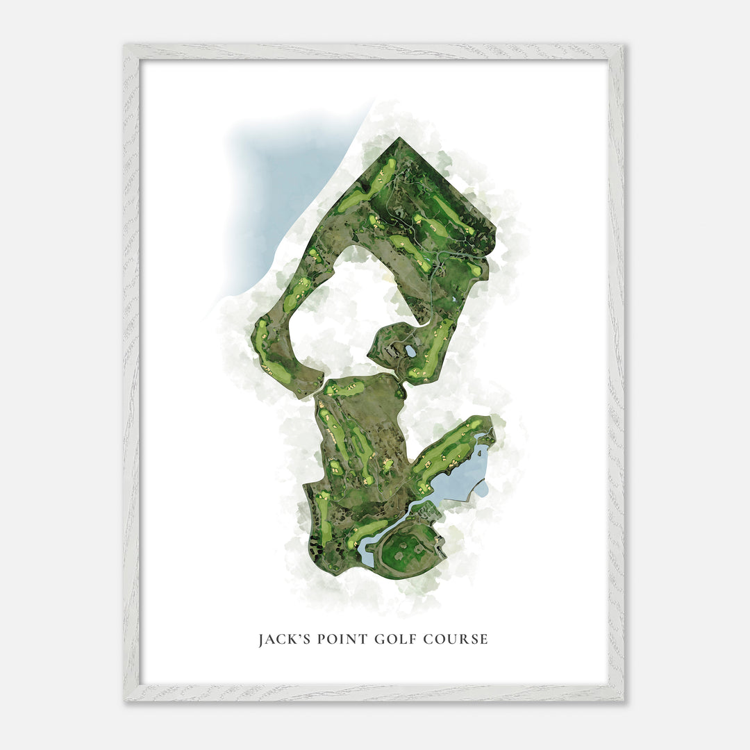 Print of Jack'S Point Golf Course Classic Map