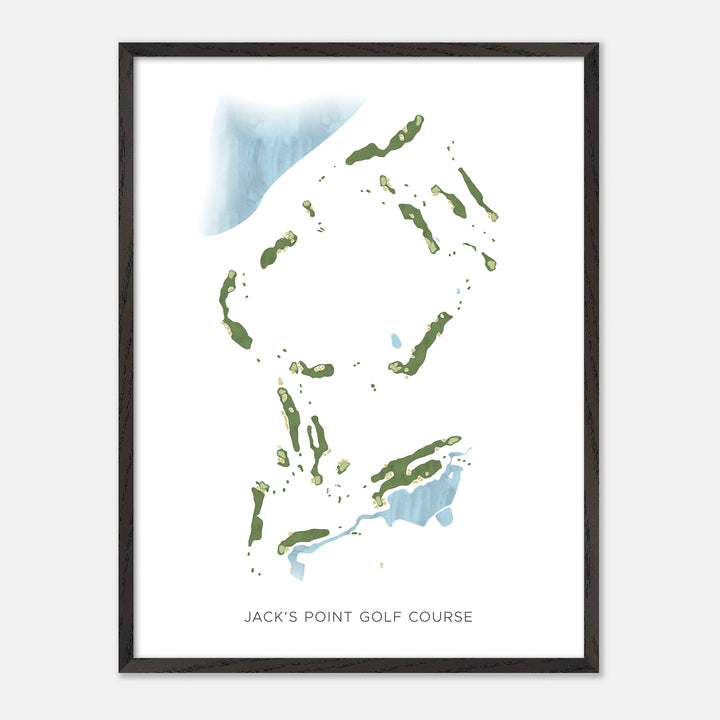 Print of Jack'S Point Golf Course Modern Map