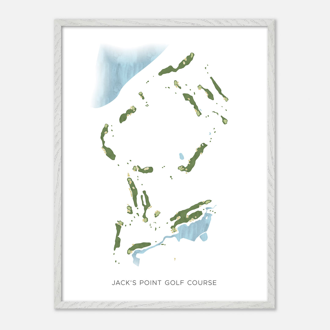 Print of Jack'S Point Golf Course Modern Map