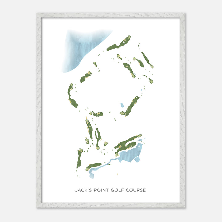 Print of Jack'S Point Golf Course Modern Map