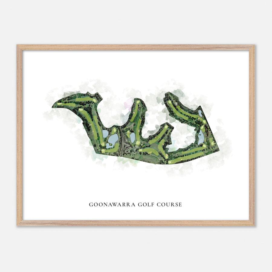 Print of Goonawarra Golf Course Classic Map