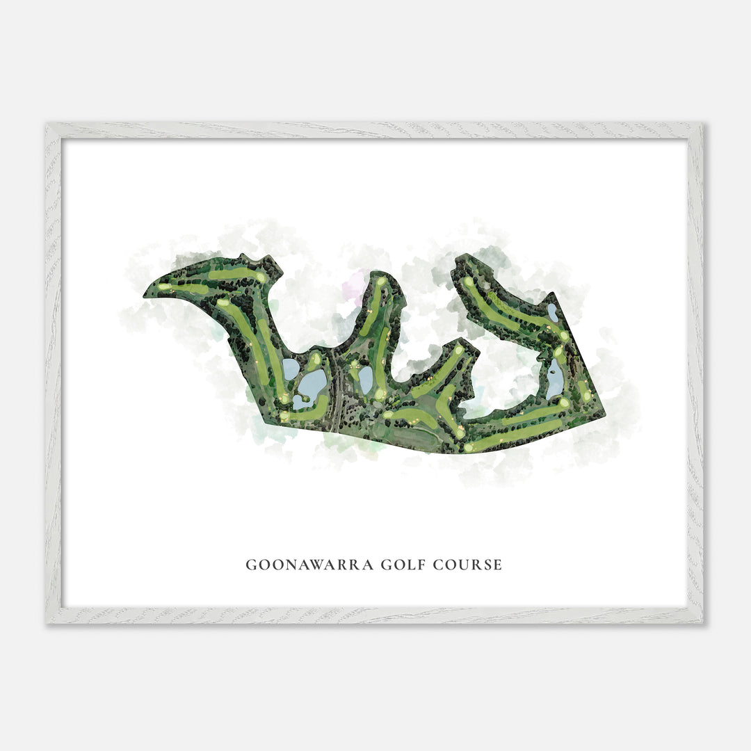 Print of Goonawarra Golf Course Classic Map