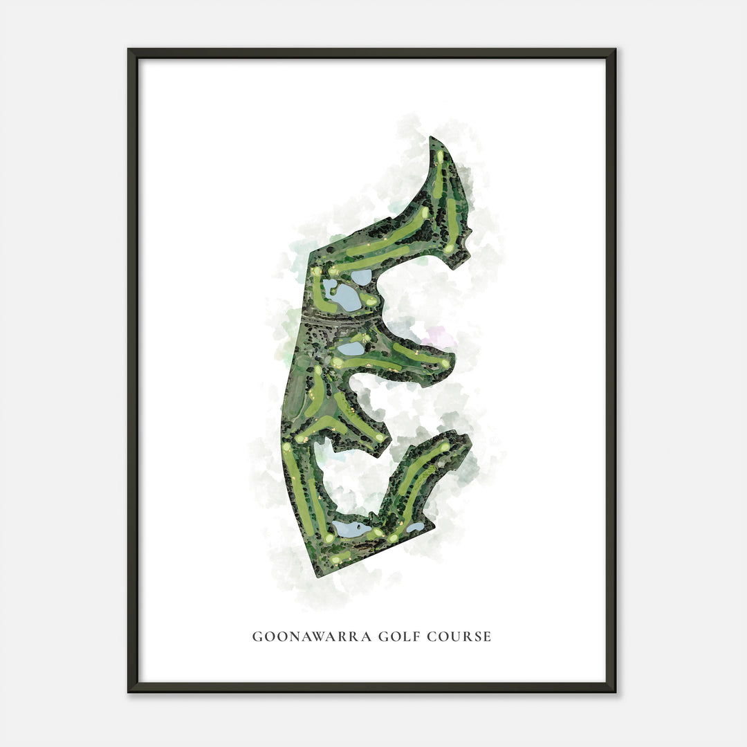 Print of Goonawarra Golf Course Classic Map